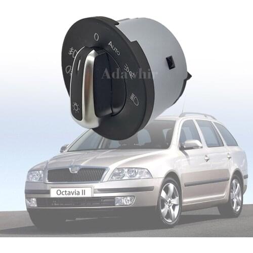 Hot Sell Fog Lamp Headlight Switch Button for SKODA OCTAVIA II 04-13 Headlight Combination Switch I1Z0941431K 1Z0 941 431K