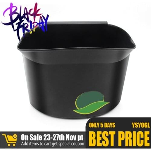 Car Seat Back Open Trash Can Side Door Ashbin Storage Bucket Black Car Supplies Accessories Automobile