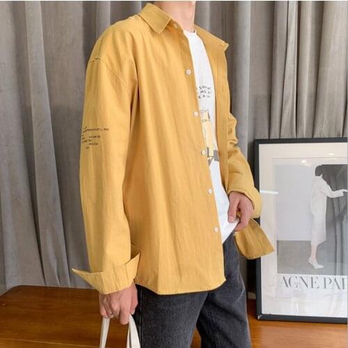 2021 summer shirt mens short-sleeved retro Honghong Port Hong Kong wind brand wind 71