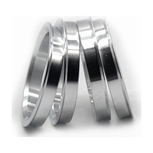 Brand New 1 Set /4 Pieces 56.1mm ID to 66.1mm OD Aluminum Centric Spigot Hub Rings Wheel Spacer