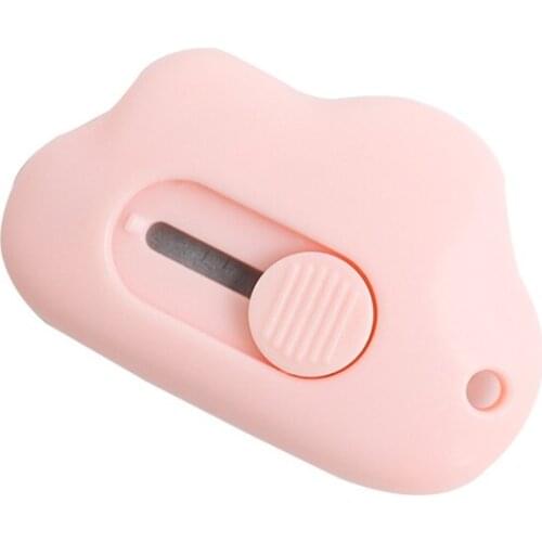 Portable Cloud Shape Mini Utility Knife Students Stationery Paper Cutting Office Supplies Letter Opener Blade Cutter