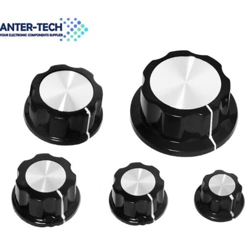 Potentiometer Knob Kit for Hole 6mm Dia MF-A01 MF-A02 MF-A03 MF-A04 MF-A05 Rotary Switch Knobs Caps
