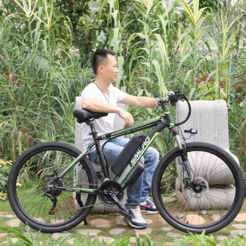 Lady Shiamno 21-Speed 48V 18AH 1000W Removable Lithium Battery Aluminum Alloy Mountain Electric Bicycle for Adults