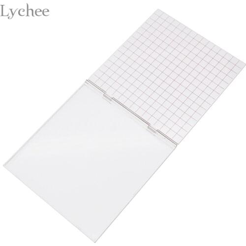 Lychee Life Stamping Tool Positioning Stamping With Clear Stamps DIY Handmade Scrapbooking Cardmaking Tool