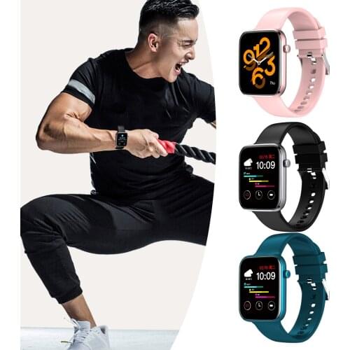 1.69'' HD Screen Smart Watch Bluetooth Health Tracker Measure Blood Pressure Sleep Tracking Smartwatch for Women Men IP67