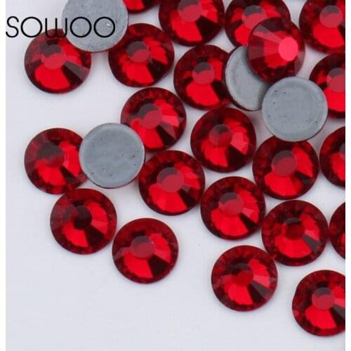 SS6 Light Siam Color similar SWA Rhinestone1440pcs/lot High quality Hotfix Rhinestones use for high-end clothing