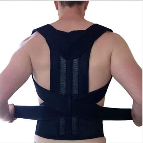 Upper Back Posture Corrector Adjustable Brace Posture Corrective Spine Braces Supports Belt Increase Shoulder Pressure Men Women