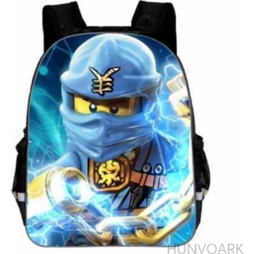 Boys Games Ninjago Backpack 3D Printing Nylon waterproof School bags For Teenage Kids Hot Mochila Infantil