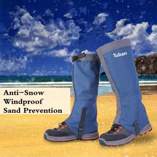 High-grade Outdoor Waterproof Leg Gaiters For Hiking Camping Climbing Skiing Desert Leg Cover Boots Shoes Covers Legs Protection