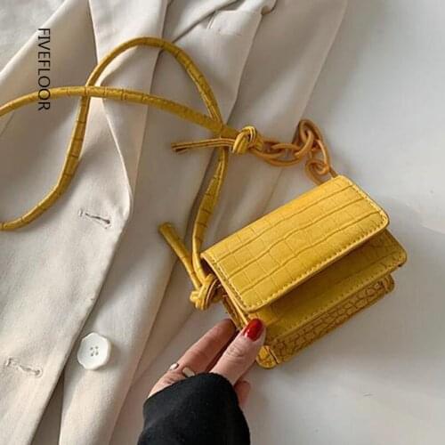 Ladies One Shoulder Crossbody Bags 2021 New Diagonal Handbags Fashion Casual PU Leather Female Bag Solid Color Stone Pattern Bag