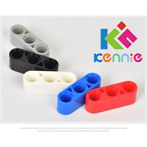 300pcs/lot Kennie MOC Technic Parts Liftarm 1x3 Hole Thick Beam DIY Model Compatible Bulk Accessories Building Blocks NO.32523