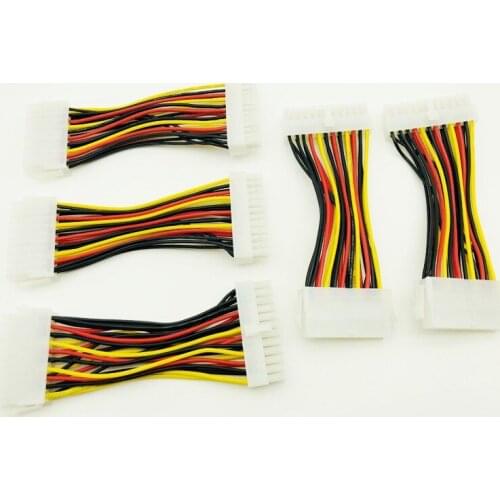 5PCS 20P to 24P Power Cable 20 pin to 24 pin Motherboard Power Adapter Convert Cable Computer Accessories Computer Cables for PC