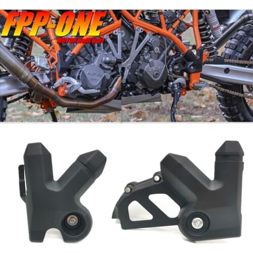 For KTM 950 990 DUKE ADV ADVENTURE 2003-2012 LC8 Motorcycle Accessories Bumper Frame Protection Guard Cover BLACK