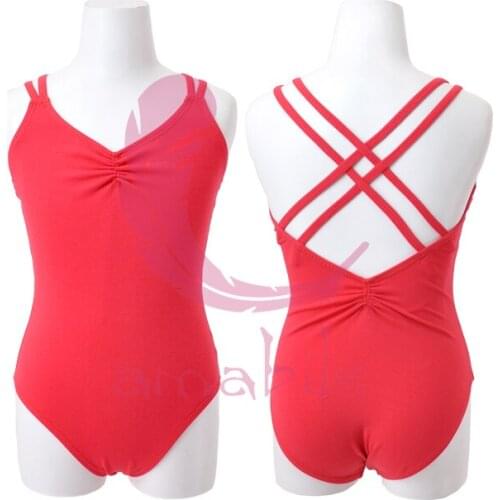 Ballet Dance double strap back cross leotard children leotard CL0033