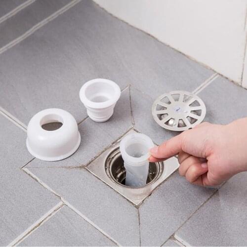 Pipeline Deodorant Silicone Sealing Ring Washer Tank Sewer Drain Seal Plug Joint Floor Drain Bathroom Toilet Household Products