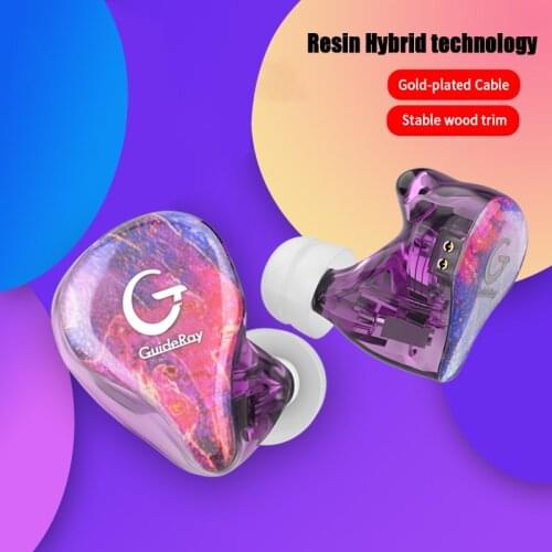 GR-i Series DD BA Dynamic Balanced Armature In Ear Earphone with 0.78mm Cable Hybrid Drive Unit DIY HIFI Monitor Sport Headset