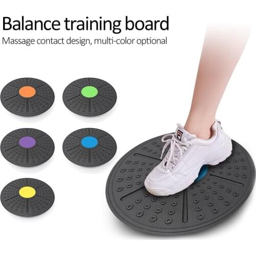 36cm Dia Yoga Balance Board Fitness 360 Degree Rotation Massage Stability Disc Round Plates Board Gym Waist Twisting Exerciser