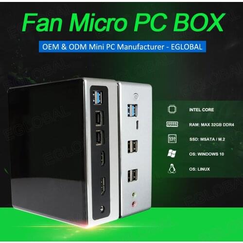 Newest 8th Gen Gaming computer Core I3 7020U/I5 8250U/I7 8550U 32GB DDR4 M.2 NVME SSD Windows 10pro mini Nuc pc tablet pc