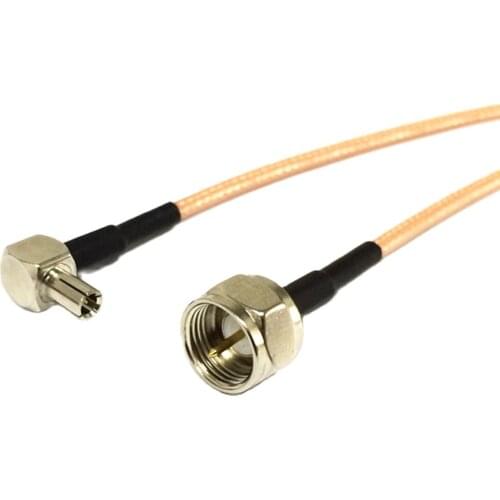3G modem cable TS9 right angle switch F type male pigtail adapter RG316 15/20/30/50/100cm wholesale price