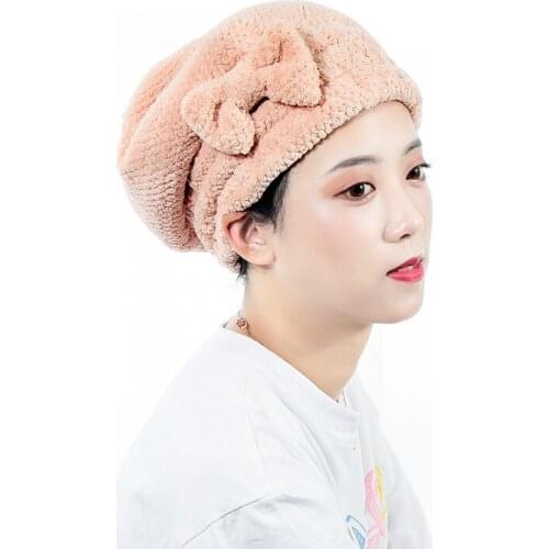 Dry hair cap water absorption fast dry long hair thickened net red bath waterproof towel for adults