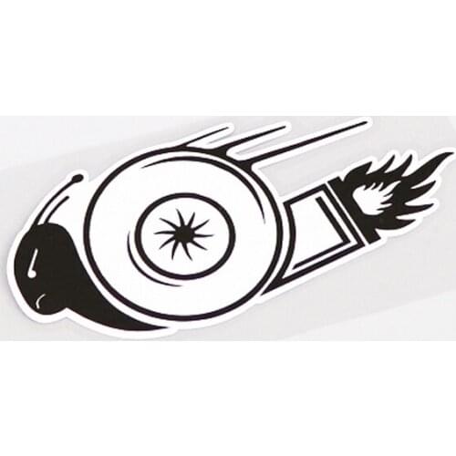 Beautiful Funny JDM Snail Turbo Car Sticker PVC Decal Decoration for VAN RV SUV Car Stickers Decals Waterproof Occlusion Scratch