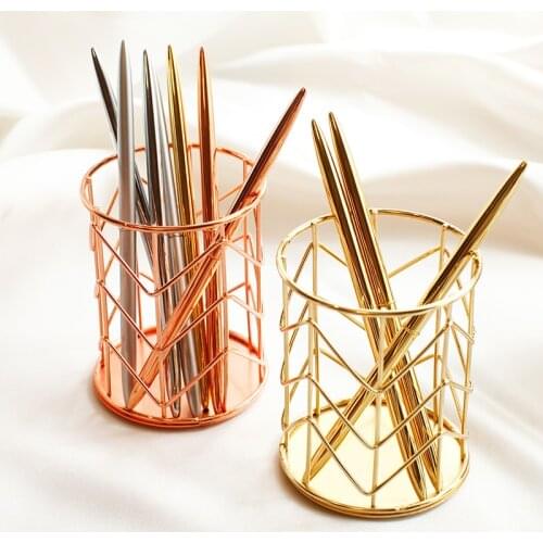Beauty Tool Makeup Brushes Storage Box Bucket Desktop Pen Holder Container Pencil Case Living Room Bathroom Decor