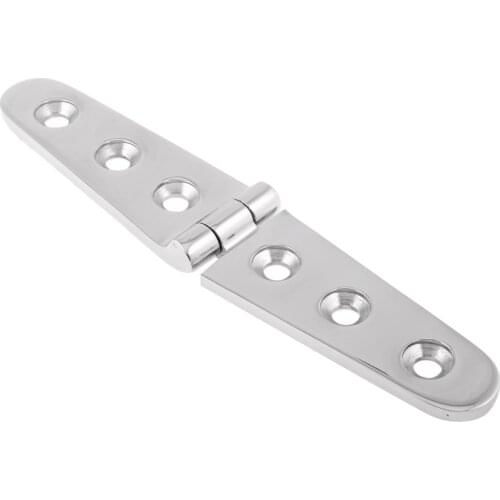 316 Stainless Steel Marine Boat Deck Cast Long Strap Hinge 150 X 29 X 4 Mm bateau charniere Barco de bisagra