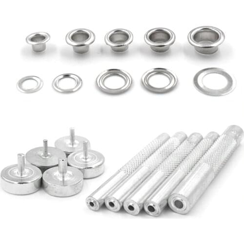 Metal Eyelets Rivets Button Clothing & Accessories Sewing repair Metal pores Eyelets installation Tool Dies Eyelet tool