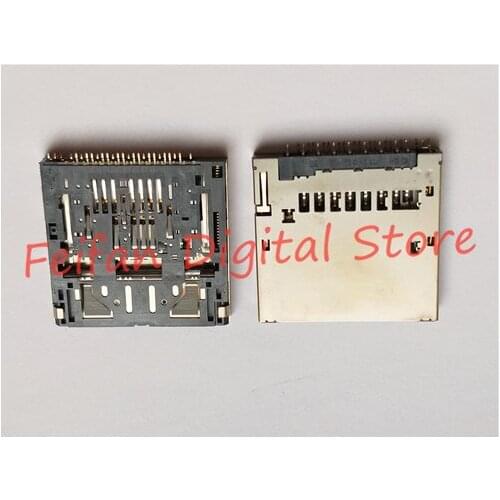 New MS + SD double memory card slot holder parts for of all Sony double memory Digital camera and Video camera