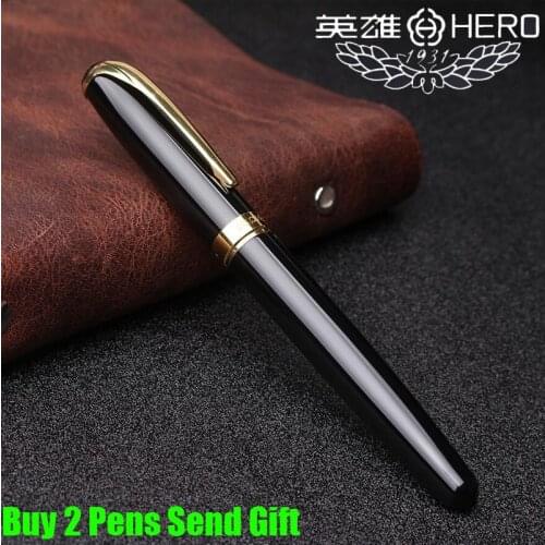 Factory Direct Selling Hero 1000 Metal Ink Fountain Pen High Quality Business Men Writing Pen Buy 2 Pens Send Gift