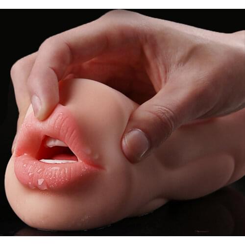 Realistic Vagina Male Masturbator Oral Mouth Aircraft Goods Deep Throat Cup Real Pussy Sexo Intimate Double Hole Sex Toy for Men