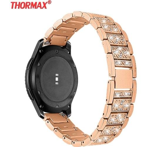 For Samsung Galaxy Watch band Bling Gems Watch 46mm 42mm Active Watch Strap Replacement Bracelet for Samsung Gear S3 Classic sam