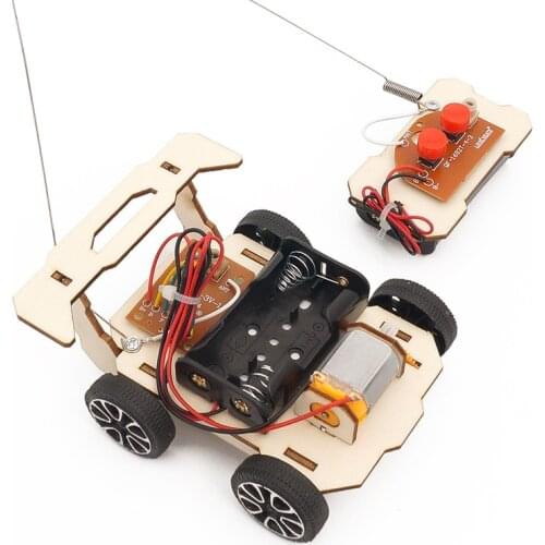 STEM DIY Assembly Wireless Remote Control Car Model Kits Physical Science Experiments Technology Educational Toys For Children
