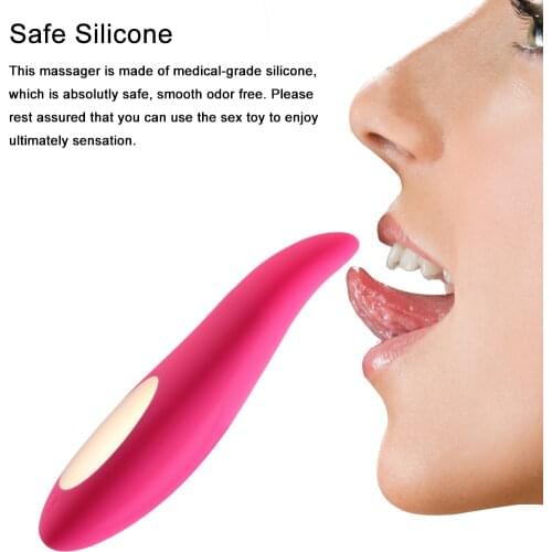 Clitoris Stimulator Vibrators For Women Tongue Licking Vagina Dildo 8 Frequency Sex Toys For Female G Spot Masturbator Massage