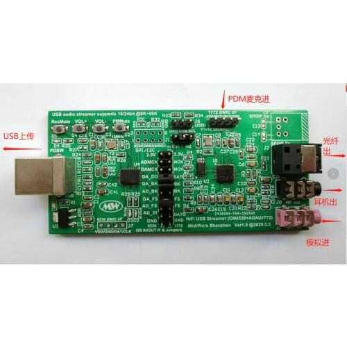USB Sound Card Digital MIC Test Sound Card
