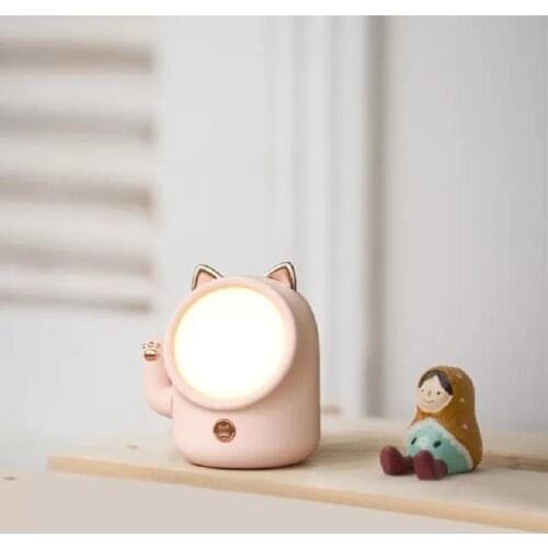 Usb Rechargeable Eye Protector For Baby Feeding Bedroom Sleep Energy Lampara Saving LED Smooth Soft Wave Small Night Light