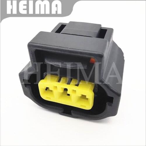 10/20/30set Tyco Amp 3 pin way female housing black sensor plug waterproof electrical automotive connector 184032-1 for car Ford