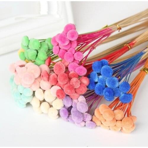 10 Bundles Preserved Flower Chrysanthemum parthenium For Flower Arrangement Wedding Christmas Party Home Garden Decoration