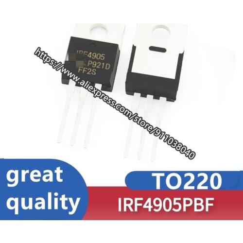 10pcs IRF4905PBF TO220 IRF4905 TO-220 IRF4905P Power MOSFET new and original