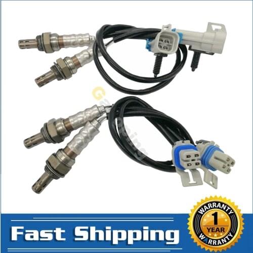 4pcs O2 Oxygen Sensor Upstream Downstream for 2007 Chevrolet Malibu 3.5L Silverado 1500 6.0L GMC Sierra 1500 5.3L 6.0L 6.2L