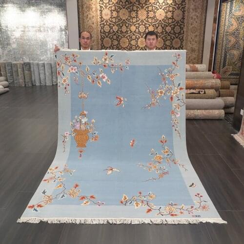 YILONG 6'x9' handknotted art decoration wool carpet home exquisite Chinese rug (TJ2018001S6x9)