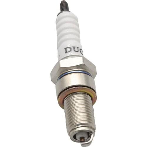D8TC High Performance 3-Electrode Ignition Motorcycle Spark Plug for Honda for Yamaha Moto Accessories Reduce Carbon Deposition