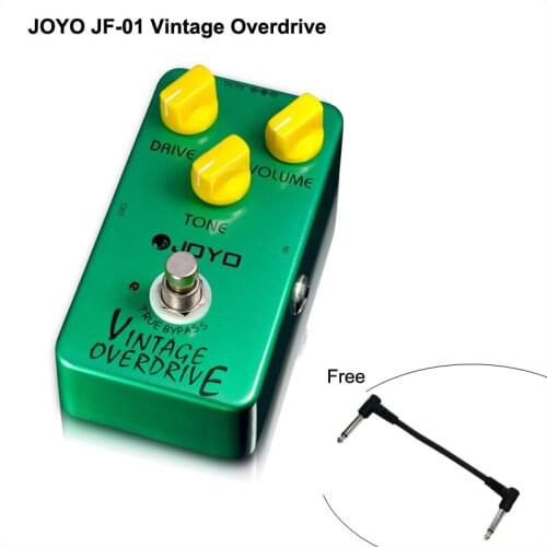 JOYO JF-01 Vintage Overdrive Effect Pedal high-gain overdrive high-power drive booster tube overload stompbox true bypass