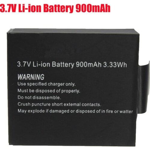 1PC 900mAh Rechargeable 3.7V Li-ion Battery For SJCAM SJ4000 WiFi SJ5000 WiFi M10 SJ6000 SJ7000 WiFi Action Camera Battery