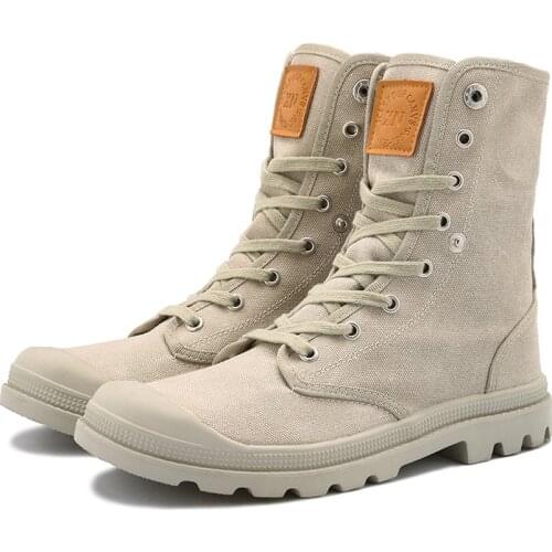 Mens Leather Boots Autumn Winter British Breathable Working Boots Clothes Leather Boots High Top Retro Trendy Shoes