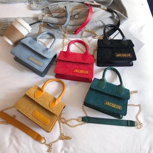 New luxury PU faux suede material niche bag texture mini fashion wild handbag small shoulder Messenger bags for women 2020