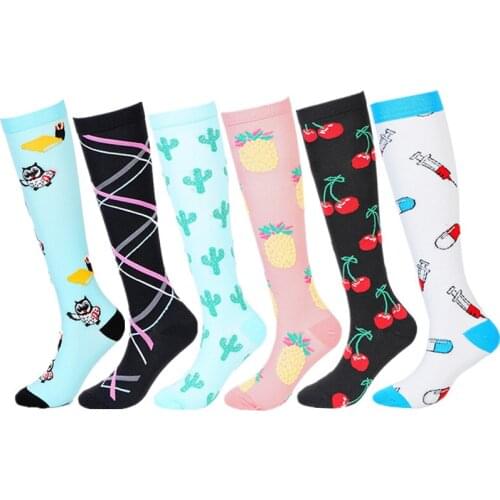 New Compression Socks Men Women Socks Fit For Medical Nurese Edema Diabetes Varicose Veins Socks Outdoor Running Marathon Socks