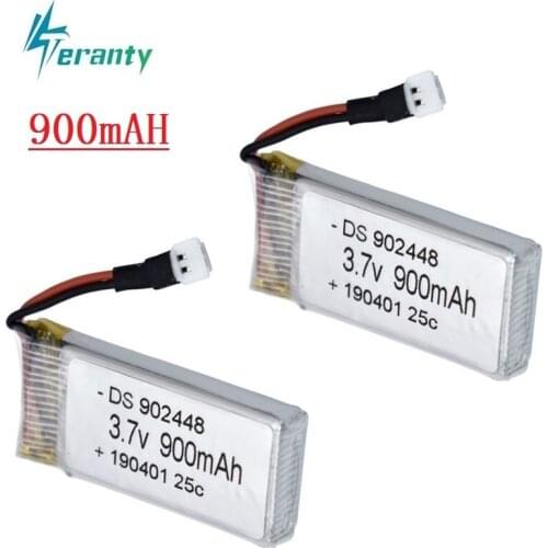 Upgrade 900mah 3.7v lipo Battery for Syma X5 X5c X5s X5sw X5sc V931 H5c Mjx X708W RC Quadcopter Spare Parts Drone Battery 2pcs
