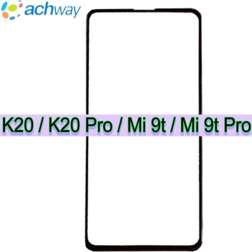 Original For Xiaomi Mi 9t Front Outer Glass Digitizer Front Glass Replace 6.39" For Xiaomi Redmi K20 Pro LCD Screen Outer Glass