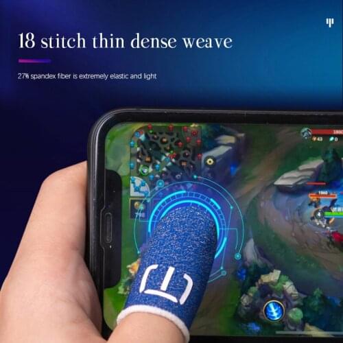 Gaming Finger Sleeve Game Controller Sweatproof Gloves Breathable Fingertips For Mobile Games Touch Screen Finger Cots Cover